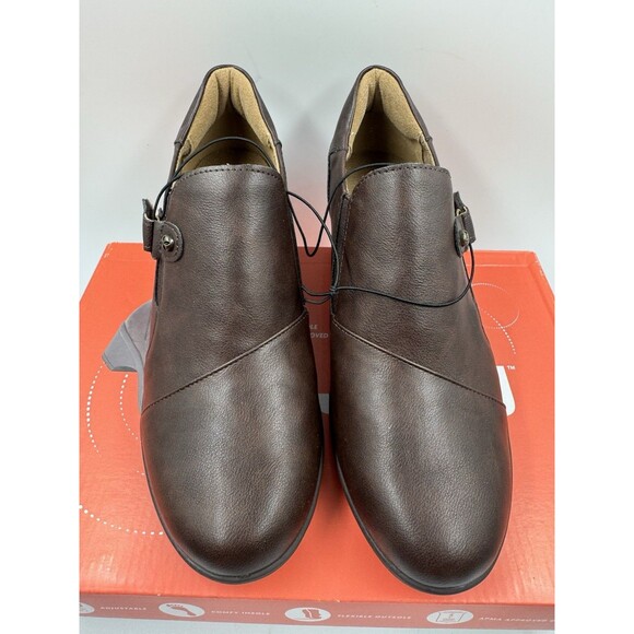 JBU Jambu Kyley Women's Brown Ankle Adjustable Small Heel  Boot Size 7.5M New - Picture 3 of 16